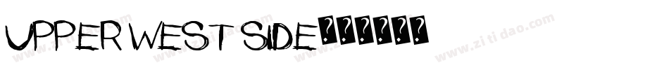 Upper West Side字体转换